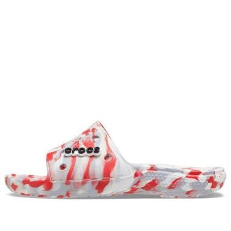 Crocs Classic Clog Marble Beach Unisex Kırmızı Beyaz Terlik “Kırmızı Beyaz” 206879-884