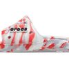 Crocs Classic Clog Marble Beach Unisex Kırmızı Beyaz Terlik “Kırmızı Beyaz” 206879-884
