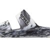 Crocs Classic Clog Mermer Plaj Spor Terlikleri Unisex Beyaz Siyah 207701-103