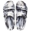 Crocs Classic Clog Mermer Plaj Spor Terlikleri Unisex Beyaz Siyah 207701-103