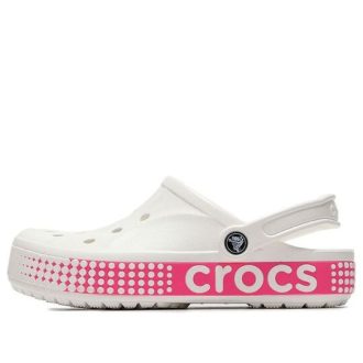 Crocs Classic Clog Nefes Alabilen Kaymaz Ayakkabı Pembe Beyaz 206852-100