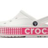 Crocs Classic Clog Nefes Alabilen Kaymaz Ayakkabı Pembe Beyaz 206852-100