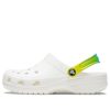 Crocs Classic Clog Plaj Sandaleti Beyaz Degrade Yeşil 206638-1DC