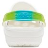 Crocs Classic Clog Plaj Sandaleti Beyaz Degrade Yeşil 206638-1DC