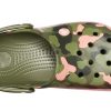 Crocs Classic Clog Plaj Sandaleti Yeşil Pembe 205579-3S9