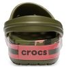 Crocs Classic Clog Plaj Sandaleti Yeşil Pembe 205579-3S9
