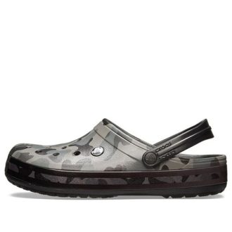 Crocs Classic Clog Plaj Sandaletleri Siyah Kamuflaj 205579-0DY
