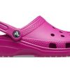 Crocs Classic Clog Plaj Unisex Mor Kırmızı Sandalet 10001-6SV