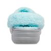 Crocs Classic Clog Sıcak Kalın Polar Astarlı Ayakkabı Unisex Gri Mavi 206633-0IG