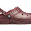 Crocs Classic Clog Spor Unisex Şarap Kırmızısı Sandaletler 203591-60U