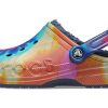 Crocs Classic Clog Tie Dye Baskılı Ayakkabı Koyu Mavi Unisex 207329-95T