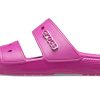 Crocs Classic Cozy Unisex Mor Kırmızı Sandalet 206761-6SV