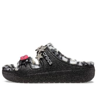 Crocs Classic Cozzzy Disco Simli Sandaletler “Siyah” 208074-0C4
