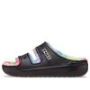 Crocs Classic Cozzzy Sprey Boyalı Sandaletler “Siyah Çok Renkli” 208046-0C4