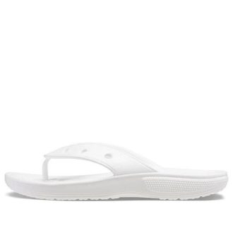 Crocs Classic Crocs Flip Casual Parmak Arası Terlik Unisex Beyaz 207713-100