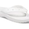Crocs Classic Crocs Flip Casual Parmak Arası Terlik Unisex Beyaz 207713-100