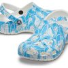 Crocs Classic Duke Baskılı Ayakkabı “Mavi Beyaz” 210003-4OX