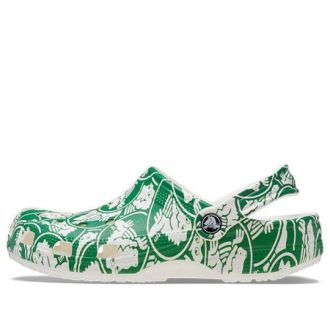 Crocs Classic Duke Baskılı Ayakkabı “Yeşil” 210003-3WH