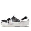 Crocs Classic Fermuarlı Tokalı Terlik “Siyah Beyaz” 208127-066