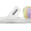 Crocs Classic Fur Sure 2 bantlı sandalet “Beyaz” 207405-100