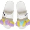 Crocs Classic Fur Sure 2 bantlı sandalet “Beyaz” 207405-100
