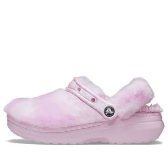 Crocs Classic Fur Sure Clogs Ballerina “Pembe Beyaz” 207303-6SU