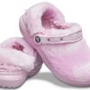 Crocs Classic Fur Sure Clogs Ballerina “Pembe Beyaz” 207303-6SU