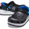 Crocs Classic Hiker Clog Spor Siyah Mavi Kırmızı Sandalet “Siyah Mavi Kırmızı” 206772-001