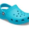 Crocs Classic Küçük Crocs Outdoor Plaj Sporları Büyük Erkek Çocuk Mavi Sandaletler 204536-4SL