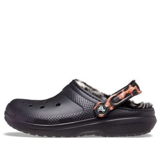Crocs Classic Lined Animal Remix Clog “Siyah ve Çok Renkli” 207842-0ZR