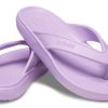 Crocs Classic Rahat Kaymaz Parmak Arası Terlik Unisex Mor 206119-5PR
