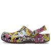 Crocs Classic Retro Çiçekli Ayakkabı “Sarı Pembe” 208954-6WF