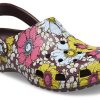 Crocs Classic Retro Çiçekli Ayakkabı “Sarı Pembe” 208954-6WF
