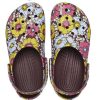 Crocs Classic Retro Çiçekli Ayakkabı “Sarı Pembe” 208954-6WF