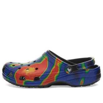 Crocs Classic Solarized Clogs “Mavi Turuncu” 207556-089