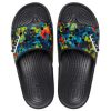 Crocs Classic Tie-Dye Grafik Terlik “Siyah” 206520-988