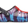 Crocs Classic Tie Dye Stay Warm Cozy Crocs Spor Terlikleri Unisex Mor Kırmızı 206341-988
