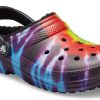 Crocs Classic Tie Dye Stay Warm Cozy Crocs Spor Terlikleri Unisex Mor Kırmızı 206341-988