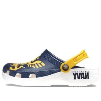 Crocs Classic US NAVY Clogs “Lacivert Beyaz” 207750-94S