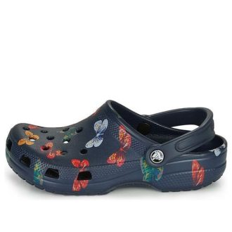 Crocs Classic Vacay Vibes Butterfly Clugs “Navy Multi” 206375-92Z