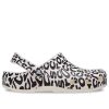 Crocs Classic Warped Logolu Terlik “Beyaz Siyah” 210805-100