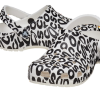 Crocs Classic Warped Logolu Terlik “Beyaz Siyah” 210805-100