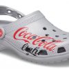 Crocs Coca Cola x Crocs Crossover Light X Outdoor Düz Topuklu Günlük Spor Unisex Gri Sandaletler 207220-030