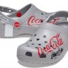 Crocs Coca Cola x Crocs Crossover Light X Outdoor Düz Topuklu Günlük Spor Unisex Gri Sandaletler 207220-030