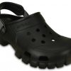 Crocs Cozy Kaymaz Spor Unisex Siyah Sandalet 202651-02S