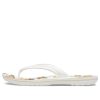 Crocs Crocband Baskılı Parmak Arası Terlik “Beyaz Kahverengi” 205943-94S