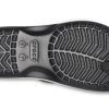 Crocs Crocband Baskılı Parmak Arası Terlik Siyah Beyaz 205943-066