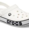 Crocs Crocband Bold Logo Clog Beyaz Sandaletler 206021-103