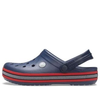 Crocs Crocband Fermuarlı Bantlı Terlik “Lacivert Kırmızı” 206594-4SA