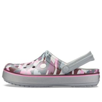 Crocs Crocband Graphic III Clogs “Gri Pembe” 205834-0GF